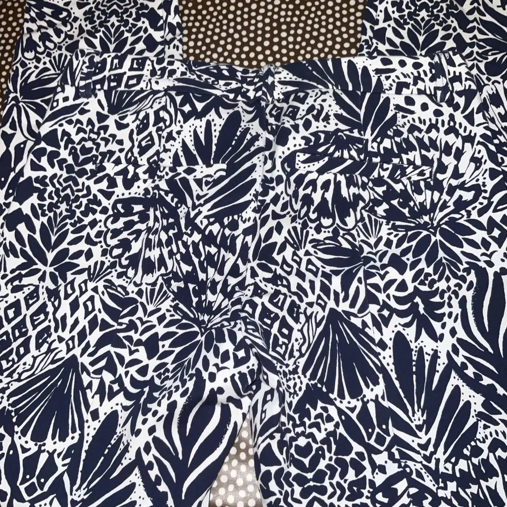 Lilly Pulitzer NWT Kelly Stretch Knit Ankle Pants $148 By Land or Sea Size 0,4 - Picture 13 of 16